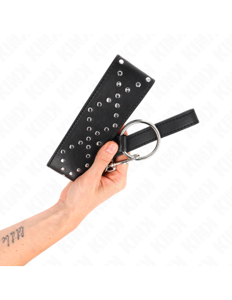 KINK - KARO PAVADĖLIS 65 CM SU PAVADĖLIU SU SIDABRINĖMIS KNIEDĖMIS, MODELIS 3, REGULIUOJAMAS 36-43 CM X 5 CM