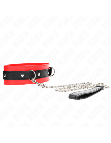 KINK - COLLAR WITH BELT 65 CM WITH STRAP RED 54 X 4.5 CM