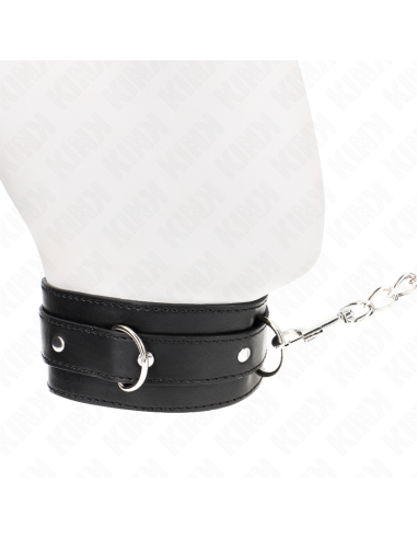 KINK - COLLAR WITH BELT 65 CM WITH STRAP BLACK 54 X 4.5 CM