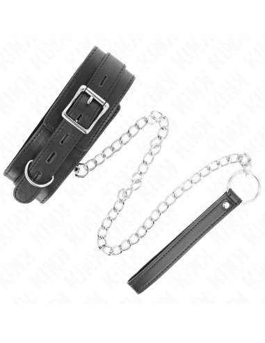 KINK - COLLAR WITH BELT 65 CM WITH STRAP BLACK 54 X 4.5 CM