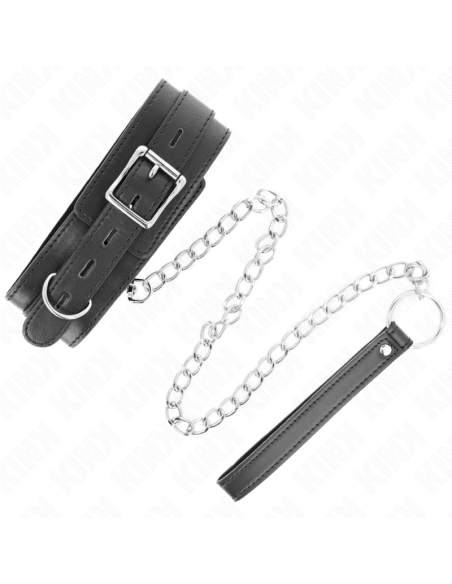 KINK - COLLAR WITH BELT 65 CM WITH STRAP BLACK 54 X 4.5 CM