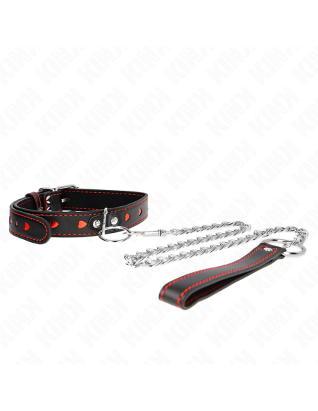 KINK - NECKLACE WITH STRAP 65 CM HEART DETAILS 52.5 X 2.5 CM