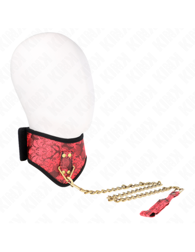 KINK - SCANDAL MODEL NECKLACE WITH LACE STRAP 75 CM 44 X 10 CM