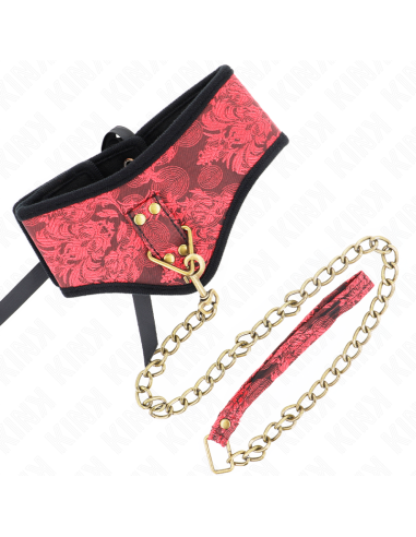 KINK - SCANDAL MODEL NECKLACE WITH LACE STRAP 75 CM 44 X 10 CM