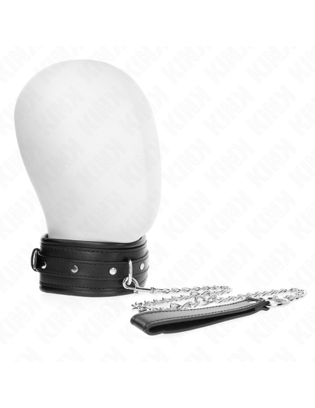 KINK - NECKLACE WITH SHINY BUCKLE STRAP 65 CM 48.5 CM X 5.3 CM