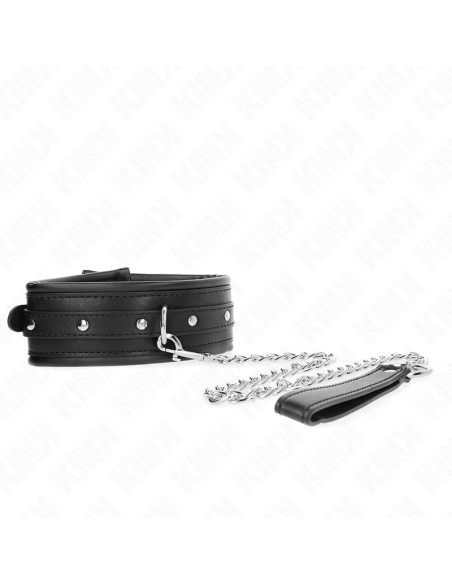 KINK - NECKLACE WITH SHINY BUCKLE STRAP 65 CM 48.5 CM X 5.3 CM
