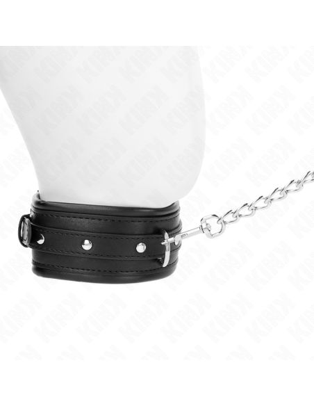 KINK - NECKLACE WITH SHINY BUCKLE STRAP 65 CM 48.5 CM X 5.3 CM