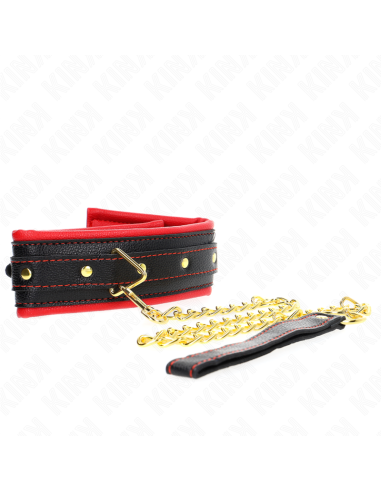 KINK - NECKLACE WITH SPONGE IMITATION LEATHER STRAP MODEL 2 ADJUSTABLE 37-54 CM X 3 CM
