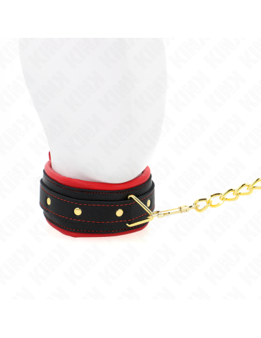 KINK - COLLAR WITH PLAIN FABRIC LEASH ADJUSTABLE 33-48 CM X 5.7 CM
