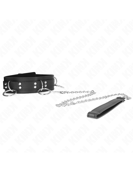 KINK - 3 ŽIEDŲ VERGOVĖS KAKLO PAPUOŠALAS SU DIRŽELIU 80 CM 53 X 5 CM