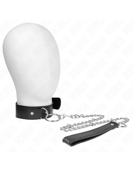 KINK - BASIC MODEL COLLAR WITH LEASH MODEL 4 ADJUSTABLE 36-43 CM