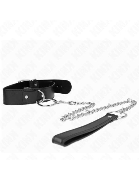 KINK - BASIC MODEL COLLAR WITH LEASH MODEL 4 ADJUSTABLE 36-43 CM