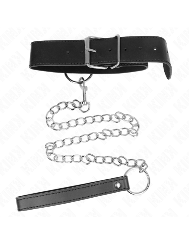 KINK - BASIC MODEL COLLAR WITH LEASH MODEL 4 ADJUSTABLE 36-43 CM