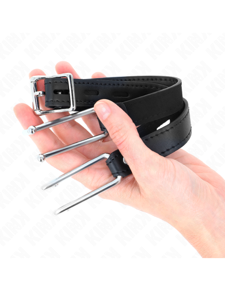 KINK - METALINIS KABLIUKAS SU KAMŠTUKU 11,5 CM SU REGULIUOJAMU ODOS DIRŽELIU 39-58 CM X 2 CM