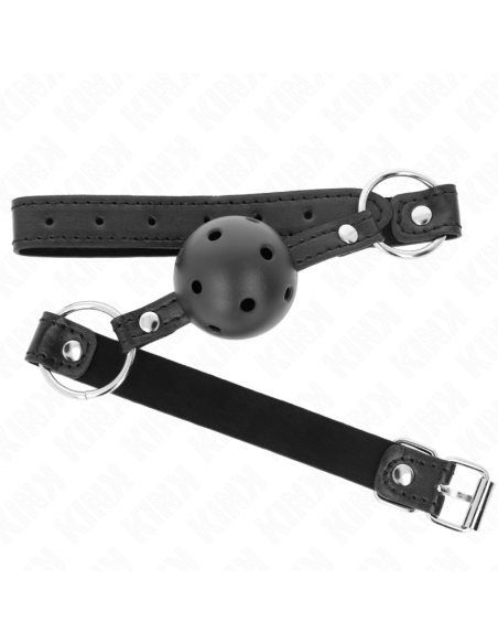 KINK - HOLLOW HARD BLACK BALL 4.5 CM GAG MODEL 1 63.5 X 2 CM