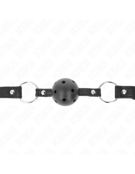KINK - HOLLOW HARD BLACK BALL 4.5 CM GAG MODEL 1 63.5 X 2 CM