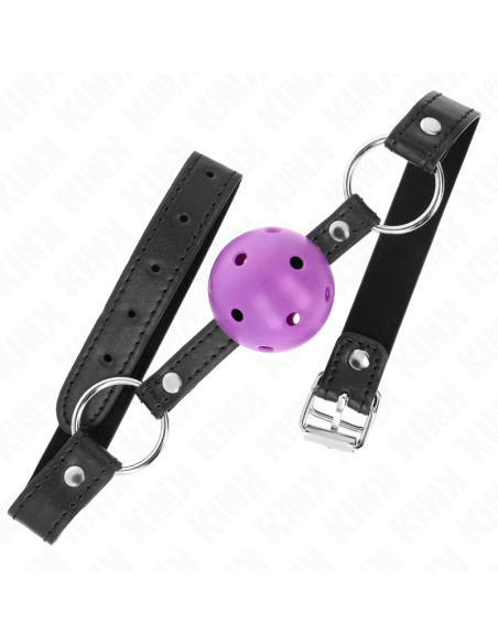 KINK - HOLLOW HARD PURPLE BALL 4.5 CM GAG 63.5 X 2 CM