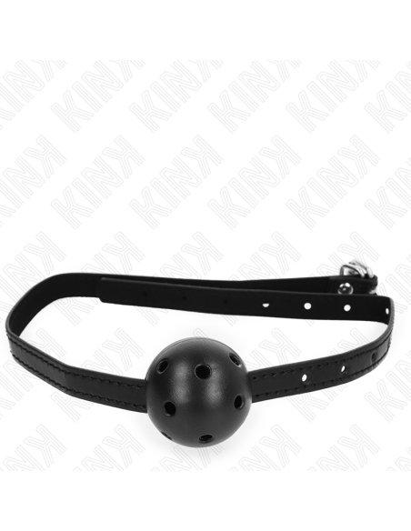 KINK - SIMPLICITY BLACK BREATHABLE BALL 4.5 CM GAG 62 x 1.5 CM