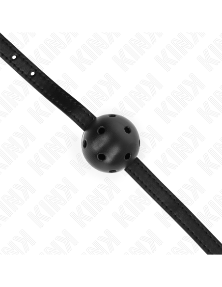 KINK - SIMPLICITY BLACK BREATHABLE BALL 4.5 CM GAG 62 x 1.5 CM