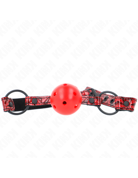 KINK - DIAMOND PATTERN BALL 4.5 CM GAG MODEL 1 64.5 CM ADJUSTABLE 42-60 CM