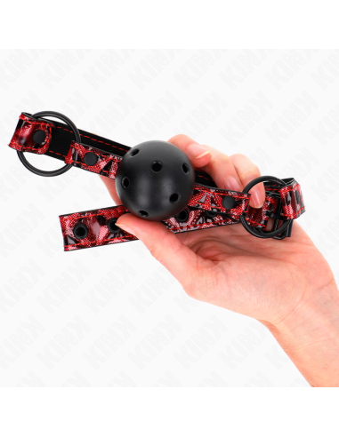 KINK - DIAMOND PATTERN BALL 4.5 CM GAG MODEL 2 64.5 CM ADJUSTABLE 42-60 CM