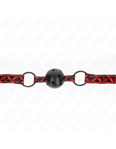 KINK - DIAMOND PATTERN BALL 4.5 CM GAG MODEL 2 64.5 CM ADJUSTABLE 42-60 CM