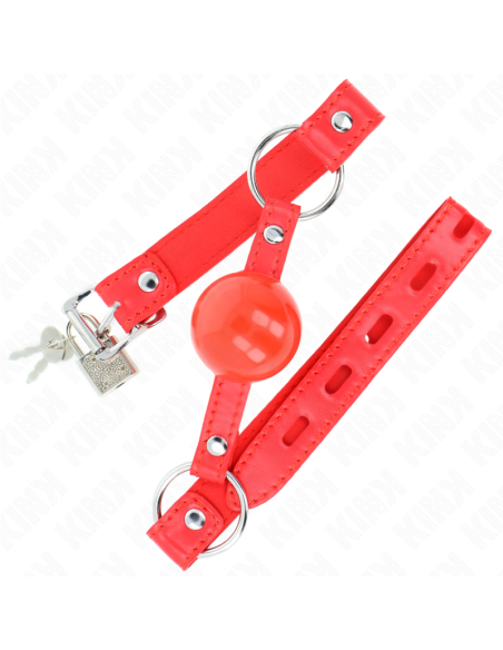 KINK - TPE kamuoliukas 4 CM su kamščiu ir užsegimu ROJO 60 x 2 CM