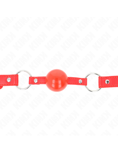 KINK - TPE BALL 4 CM GAG WITH ROJO LOCK 60 x 2 CM