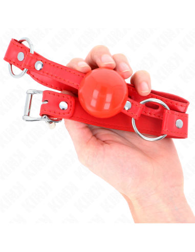 KINK - TPE kamuoliukas 4 CM su kamščiu ir užsegimu ROJO 60 x 2 CM