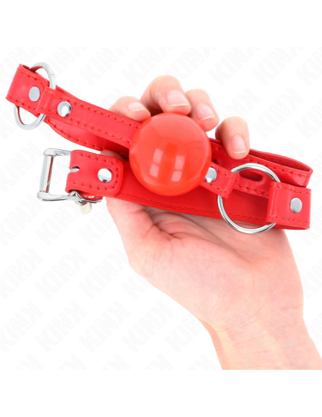 KINK - TPE kamuoliukas 4 CM su kamščiu ir užsegimu ROJO 60 x 2 CM