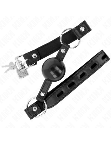 KINK - BLACK TPE BALL 4 CM GAG 60 x 2 CM