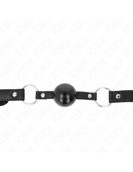 KINK - BLACK TPE BALL 4 CM GAG 60 x 2 CM