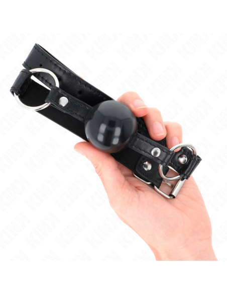 KINK - BLACK TPE BALL 4 CM GAG 60 x 2 CM