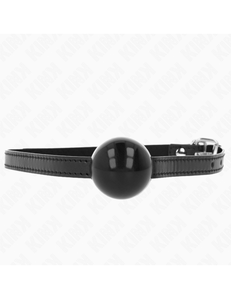 KINK - BLACK SINGLE SOLID BALL 4 CM GAG 65 x 1.5 CM