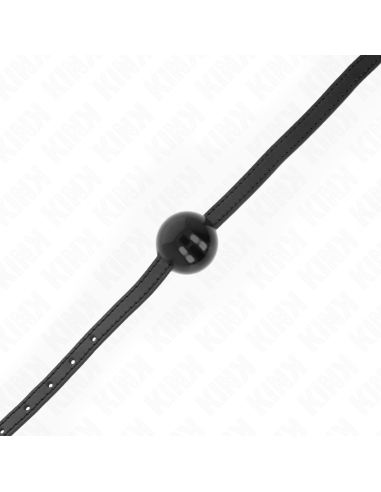 KINK - BLACK SINGLE SOLID BALL 4 CM GAG 65 x 1.5 CM