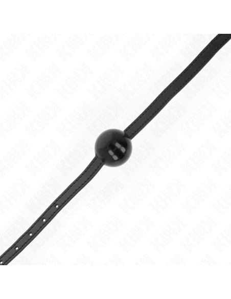 KINK - BLACK SINGLE SOLID BALL 4 CM GAG 65 x 1.5 CM