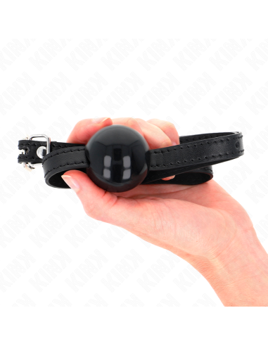 KINK - BLACK SINGLE SOLID BALL 4 CM GAG 65 x 1.5 CM