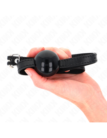 KINK - BLACK SINGLE SOLID BALL 4 CM GAG 65 x 1.5 CM