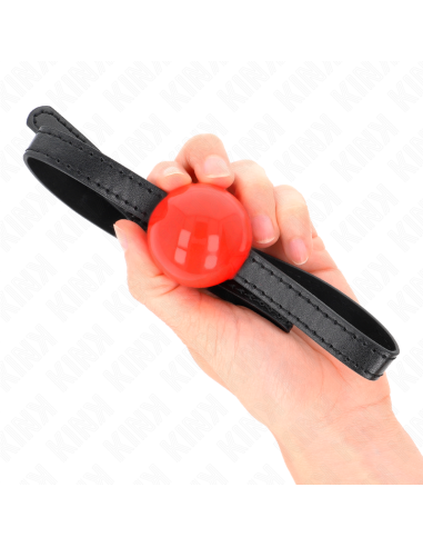 KINK - RED SINGLE SOLID BALL 4 CM GAG 65 x 1.5 CM