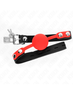 KINK - SILICONE BALL 4 CM GAG WITH LOCK 60 x 2 CM