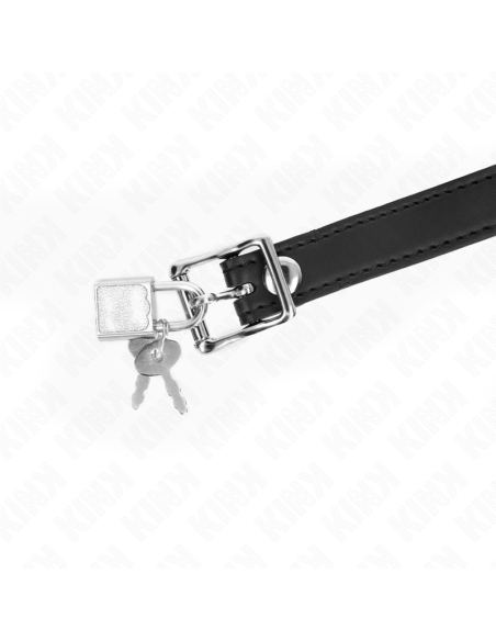 KINK - MODEL 1 SILICONE BALL 4 CM GAG WITH LOCK 60 x 2 CM