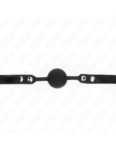 KINK - MODEL 1 SILICONE BALL 4 CM GAG WITH LOCK 60 x 2 CM