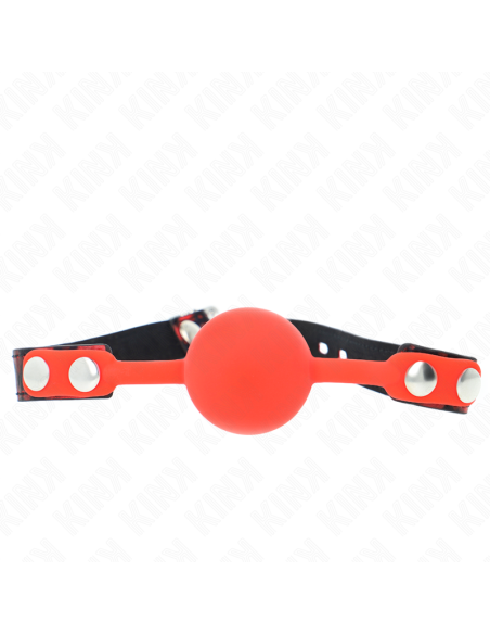 KINK - MODEL 2 SILICONE BALL 4 CM GAG WITH LOCK 60 x 2 CM