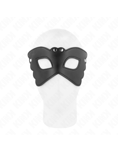 KINK - BUTTERFLY SHAPED LEATHERETTE MASK 20 x 9 CM