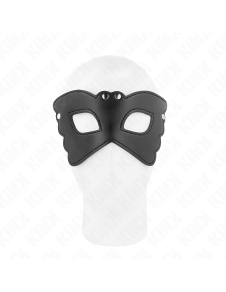 KINK - BUTTERFLY SHAPED LEATHERETTE MASK 20 x 9 CM