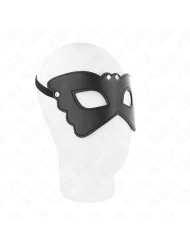 KINK - BUTTERFLY SHAPED LEATHERETTE MASK 20 x 9 CM