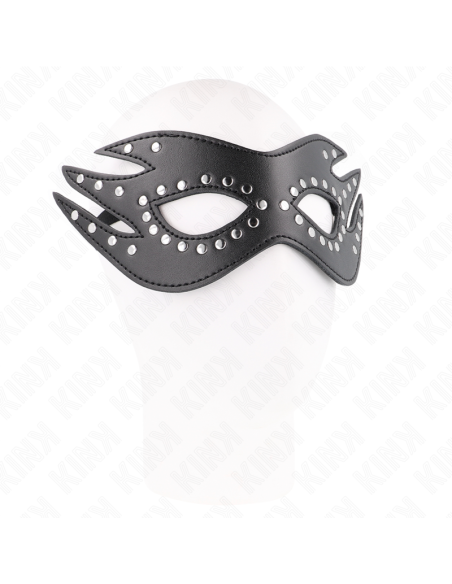 KINK - LEATHERETTE MASK WITH RIVETS MODEL 3 26 x 9.5 CM