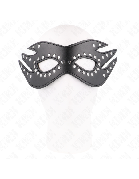 KINK - LEATHERETTE MASK WITH RIVETS MODEL 3 26 x 9.5 CM