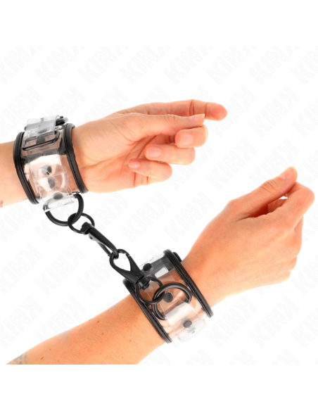 KINK - CLEAR WRIST CUFFS ADJUSTABLE 18-30 CM X 5.5 CM