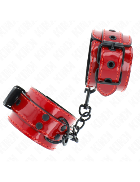 KINK - DARK RED WRIST CUFFS 23 X 5 CM